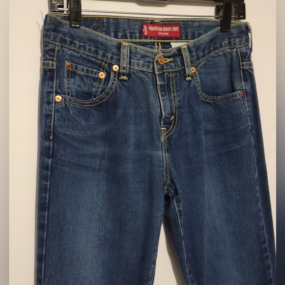 Vintage Levi's 515 Nouveau Retro Y2K Style  Low Rise Boot Cut Jeans size 6 - Picture 6 of 17